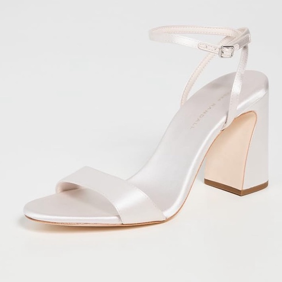 Loeffler Randall Malia White Curved-Heel Sandal 6.5 - Picture 2 of 7